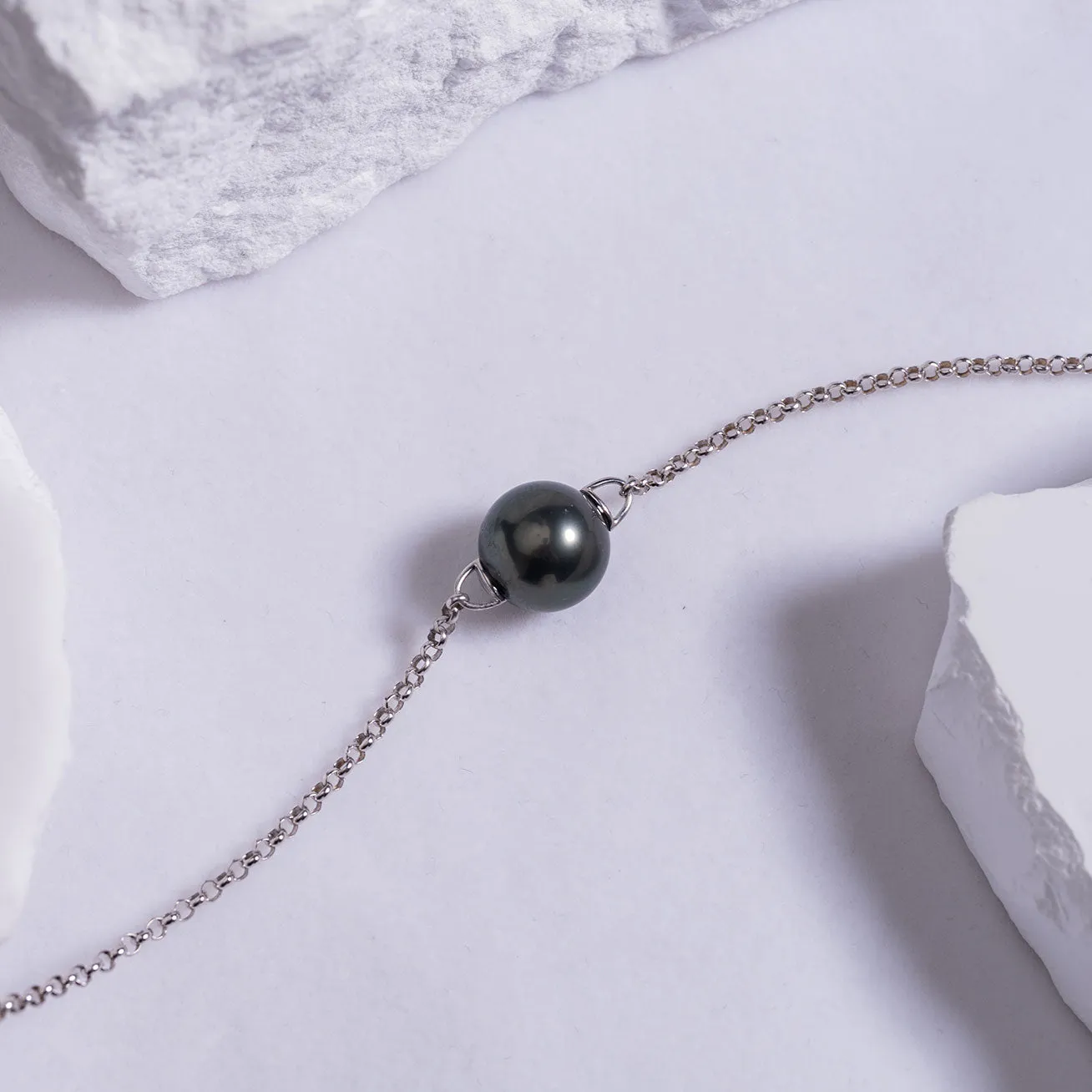 18k Tahitian Pearl Necklace KN00130