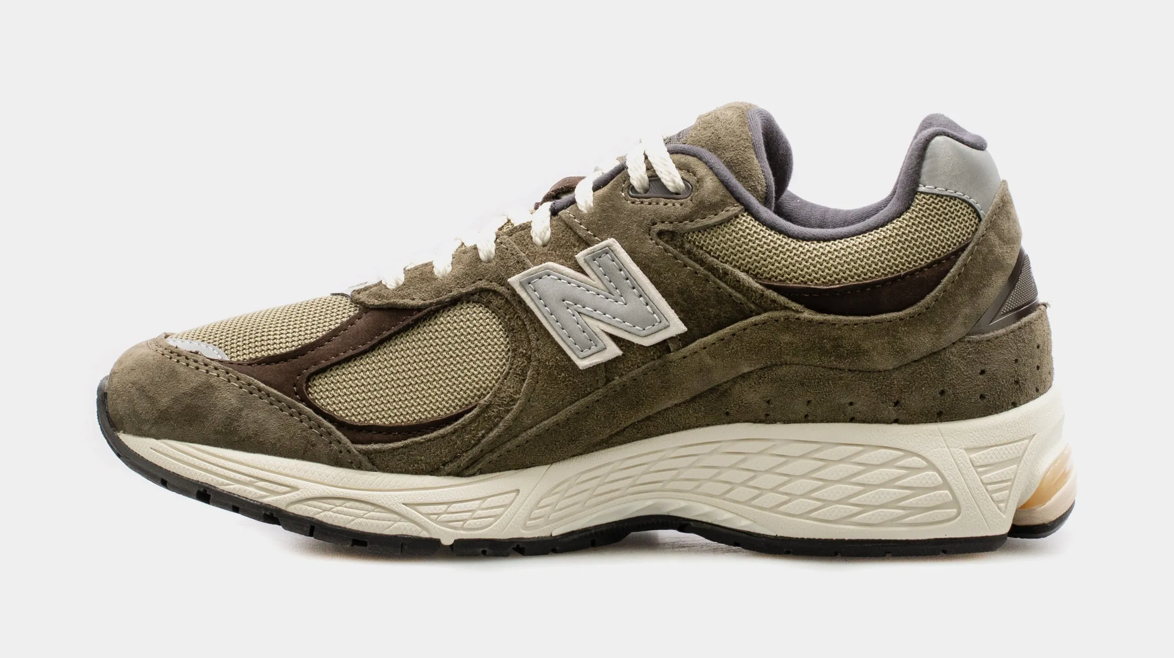 2002R Dark Camo Mens Lifestyle Shoes (Olive Green)