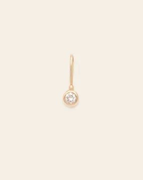 2mm Diamond Pendant - 14k Solid Gold