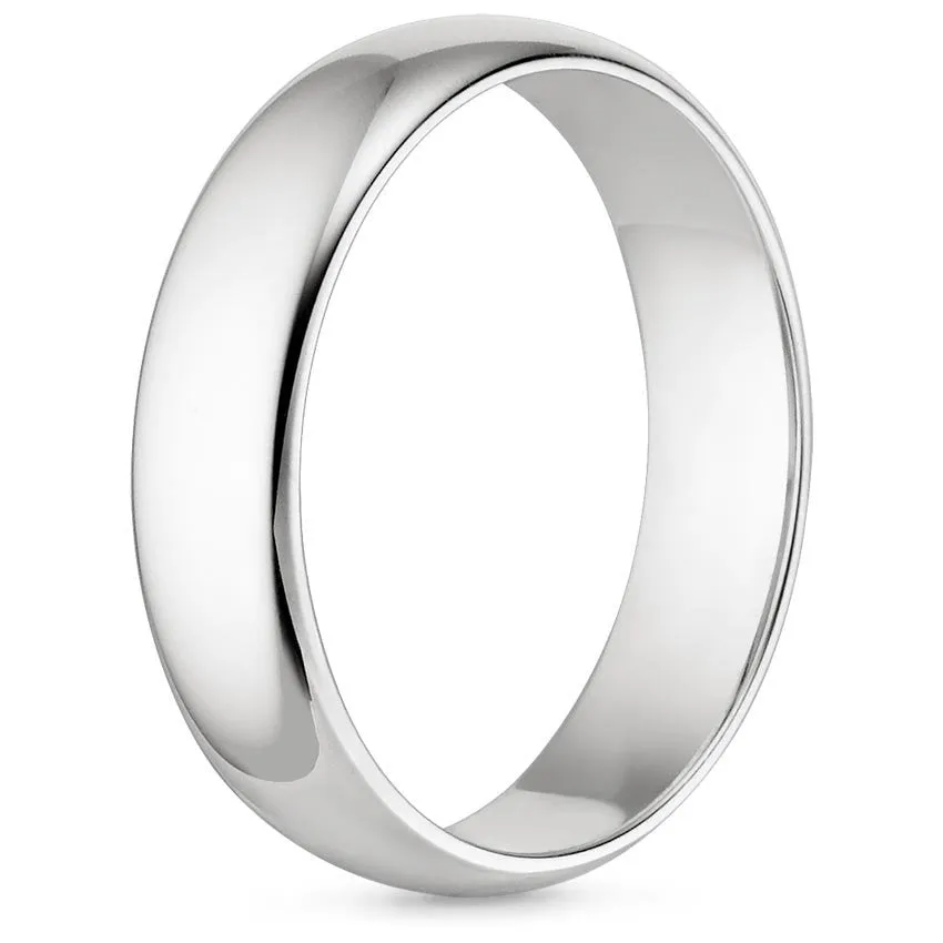 6mm Men's Comfort Fit Wedding Band Rings - NM27