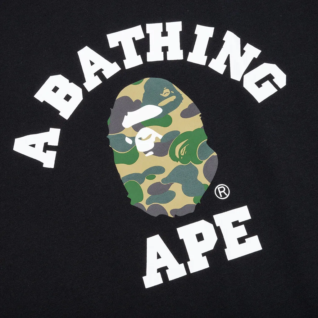 ABC Camo College Tee - Black/Green