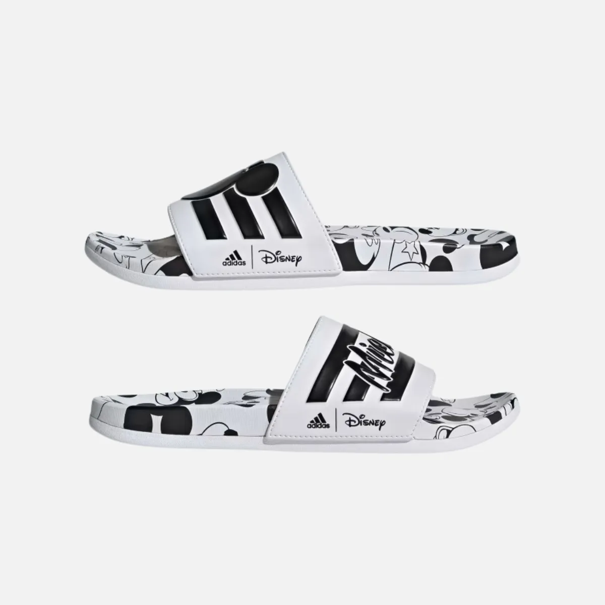 Adidas Adilette Comfort Mickey Mouse Slide -Cloud White/Core Black