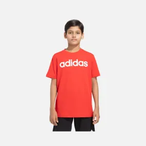 Adidas Boy Logo MOC T-shirt (7-12 Years) -Better Scarlet