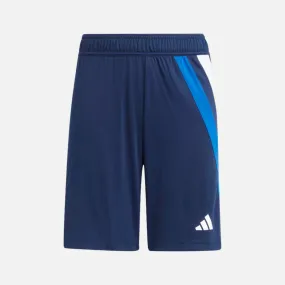 Adidas Fortore 23 Kids Unisex Football Shorts (5-16 Years) -Navy Blue 2/Team Collegiate Red/White/Royal Blue