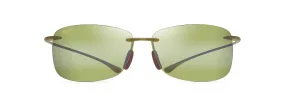 'akau Rectangular Sunglasses In Olive Matte