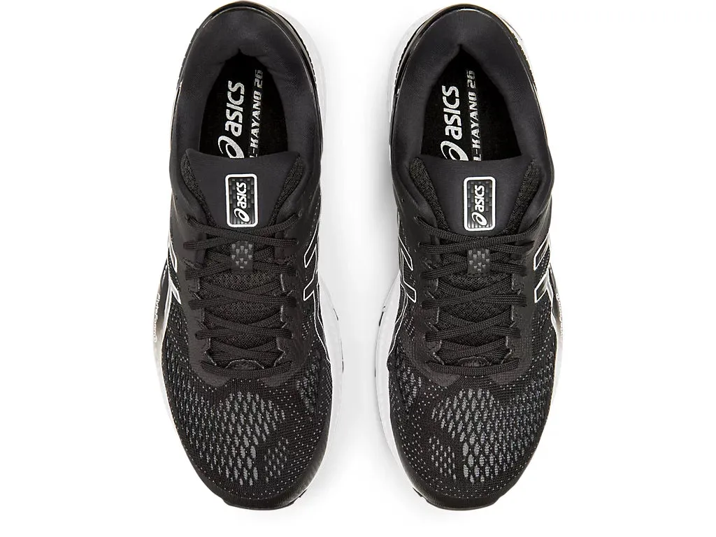 Asics Gel-Kayano 26 Men's Running Shoes - Black/ White