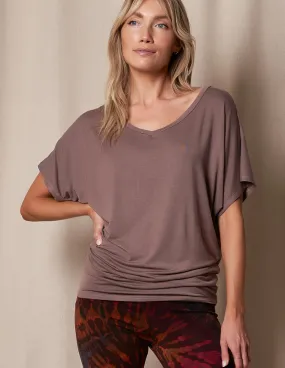 Bamboo Dolman Tunic - Mocha