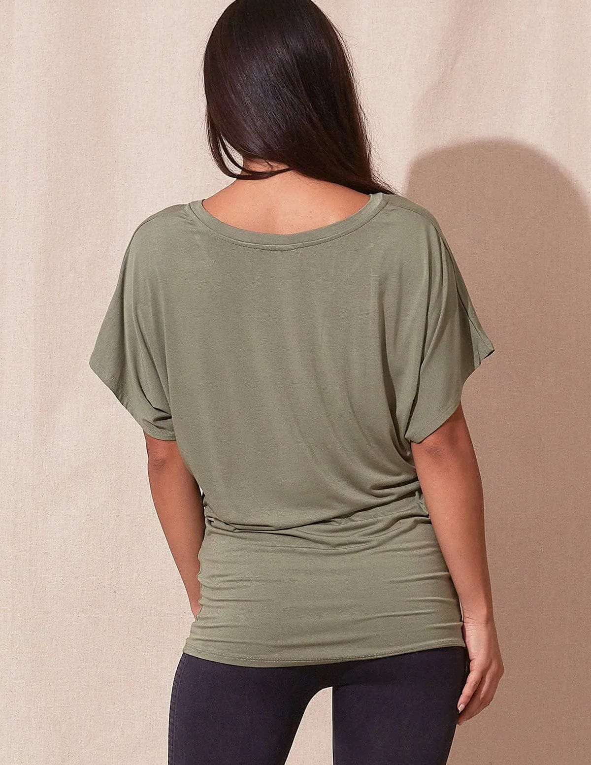 Bamboo Dolman Tunic - Sage