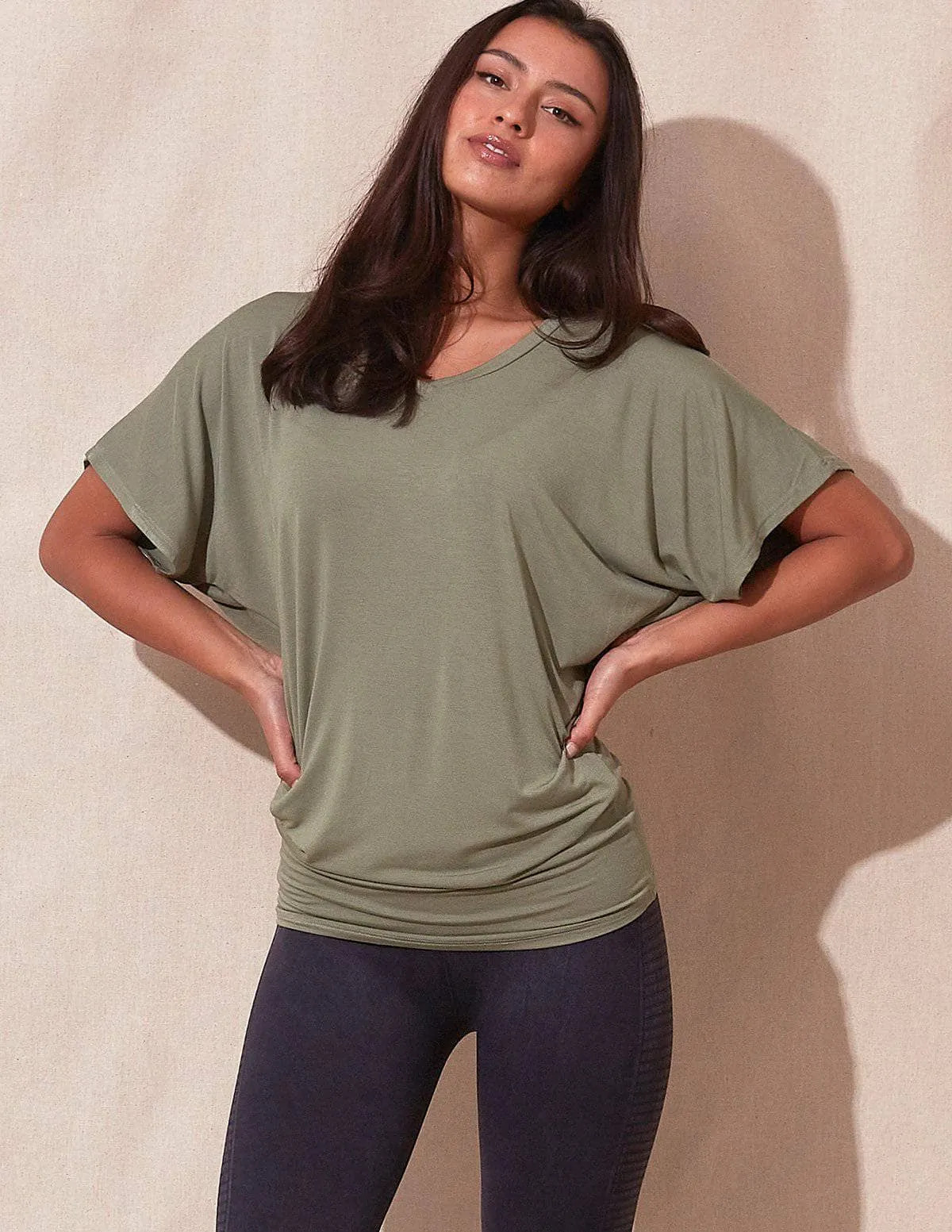 Bamboo Dolman Tunic - Sage