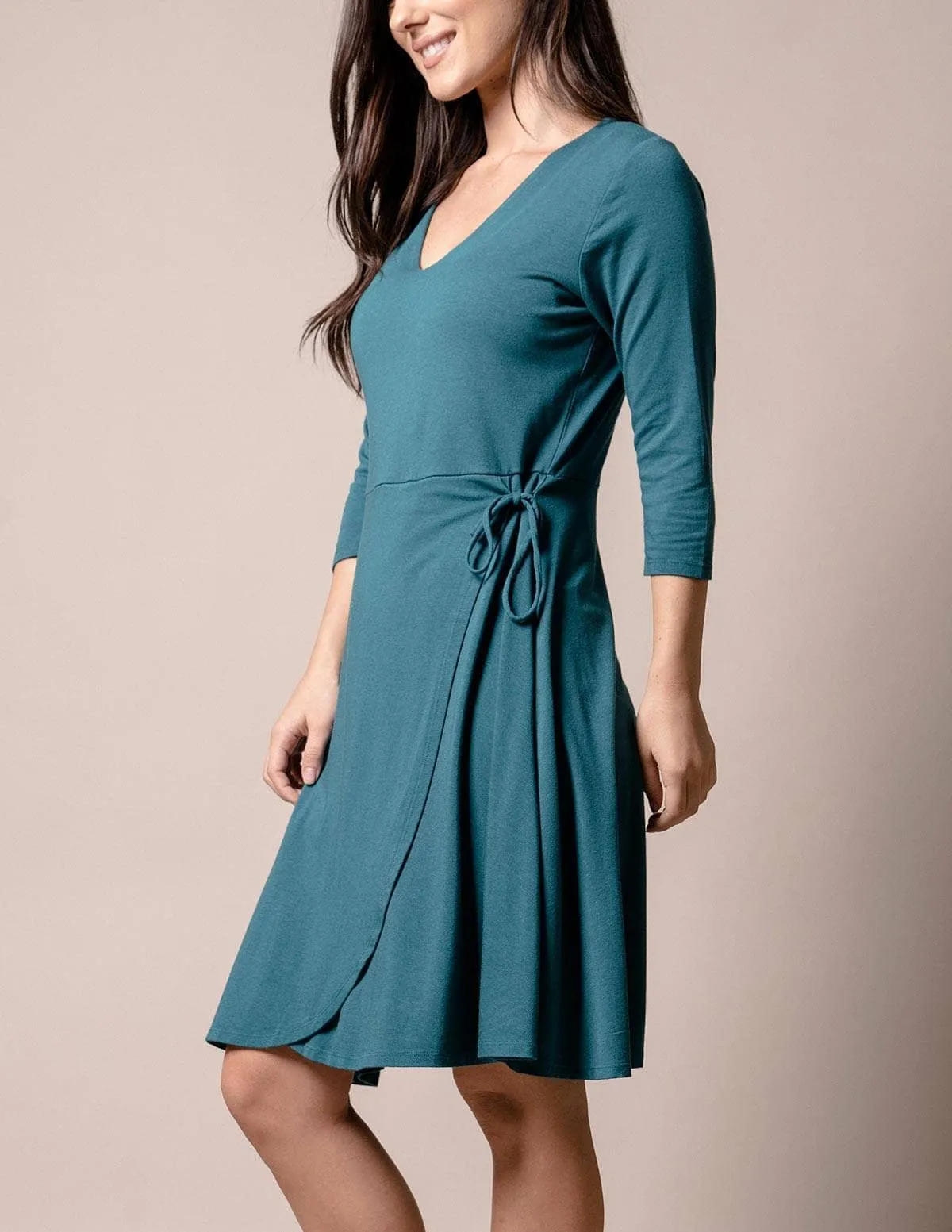 Bamboo Juliana Dress - Spruce