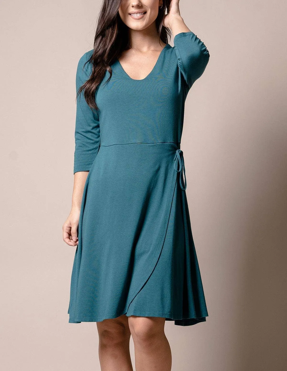 Bamboo Juliana Dress - Spruce