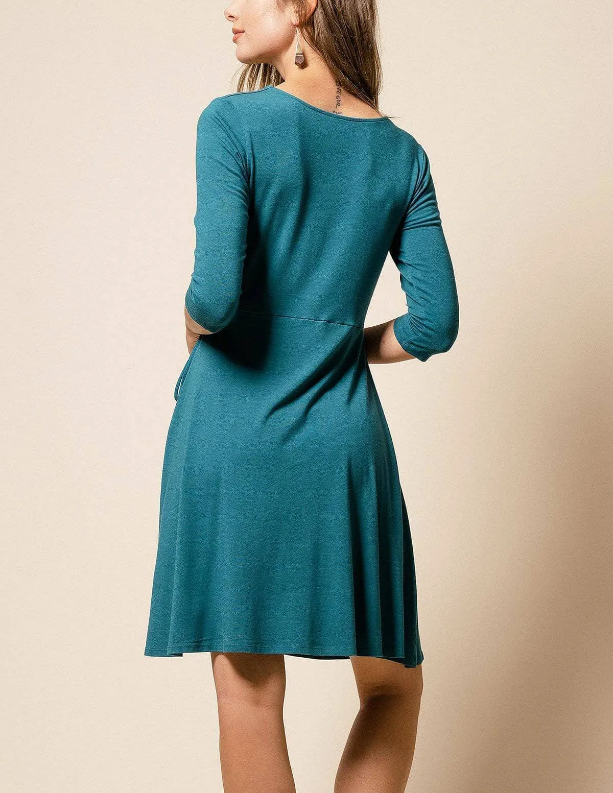 Bamboo Juliana Dress - Spruce