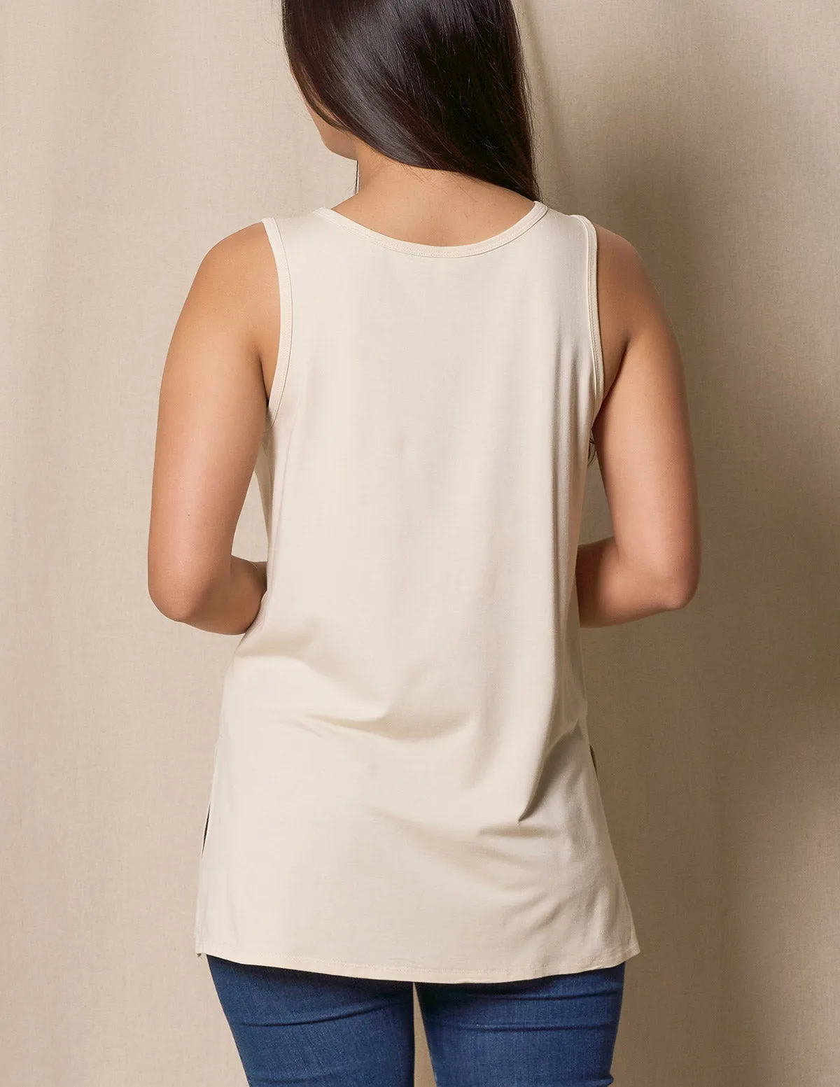 Bamboo / Organic Cotton Boxy Tank