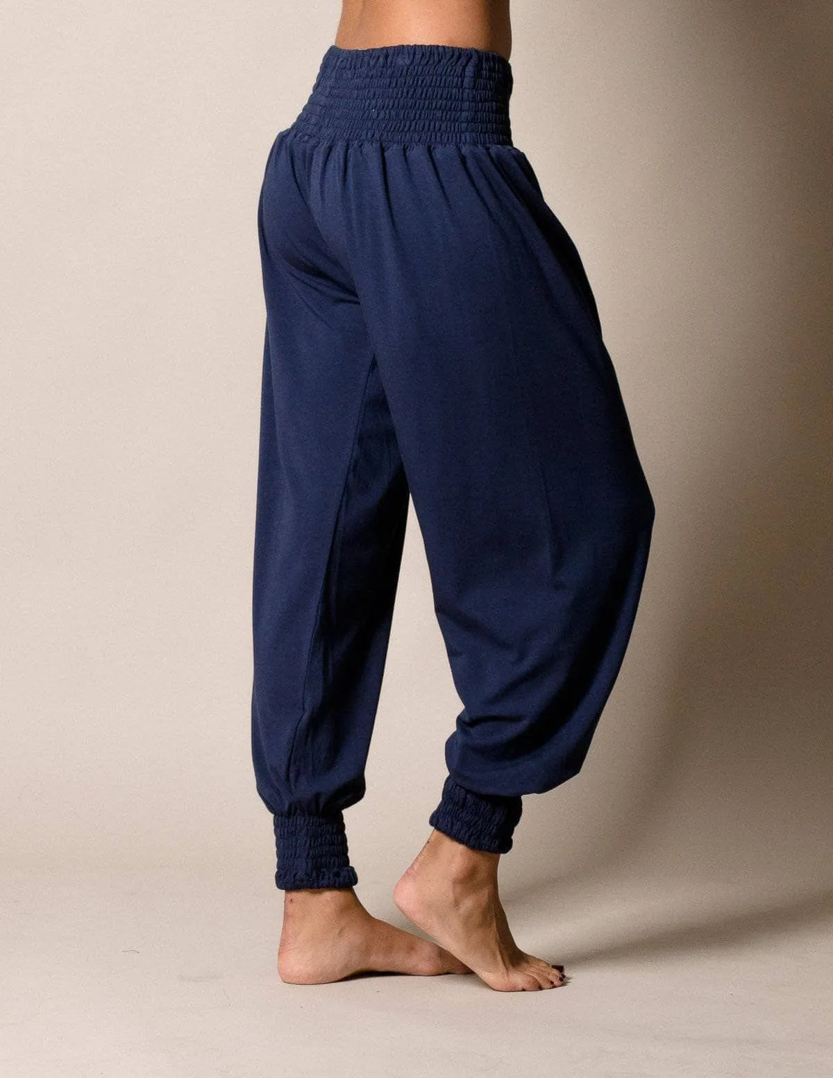 Bamboo / Organic Cotton Taj Pants - Indigo Blue