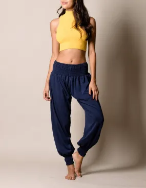 Bamboo / Organic Cotton Taj Pants - Indigo Blue