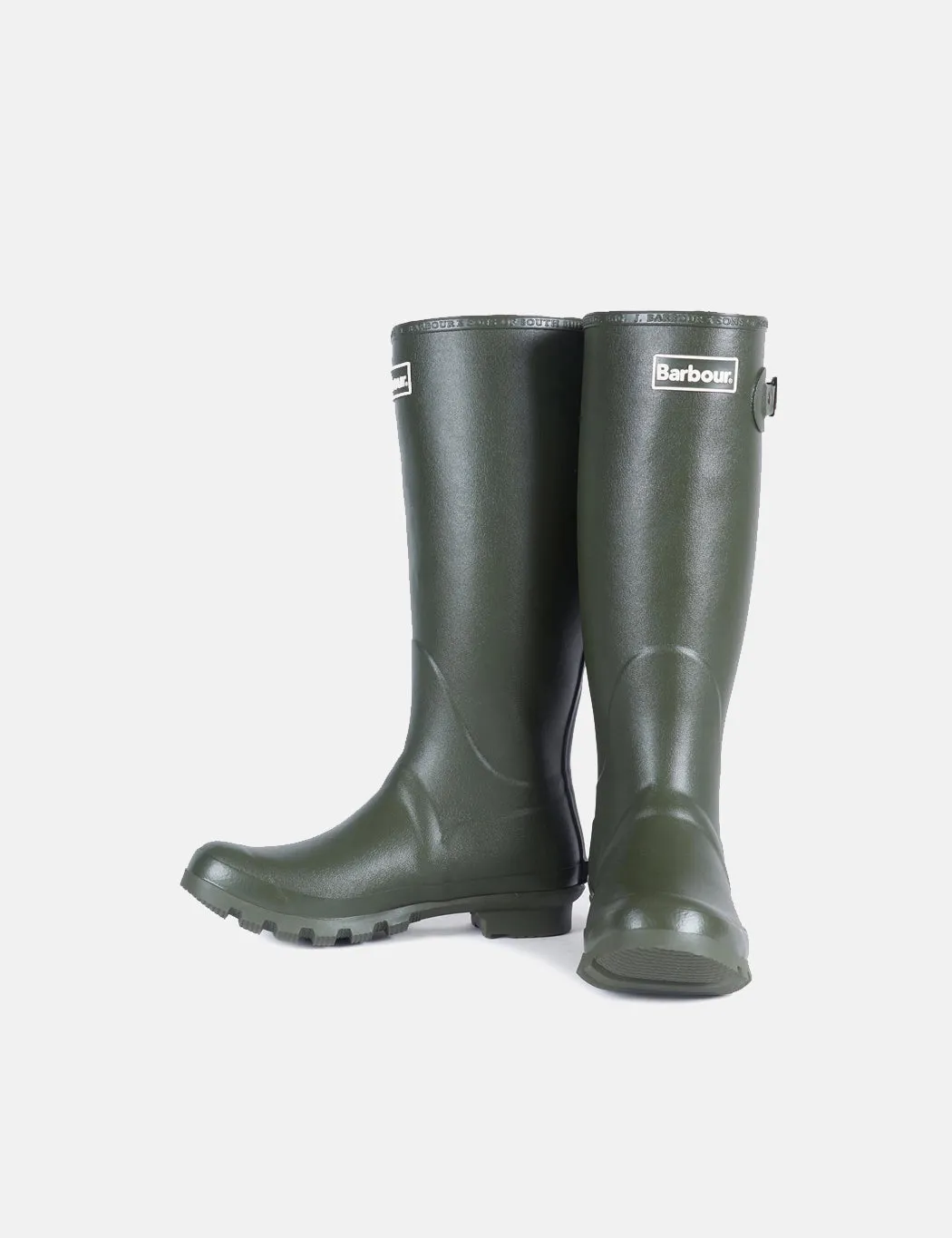 Barbour Bede Wellington Boots - Olive Green