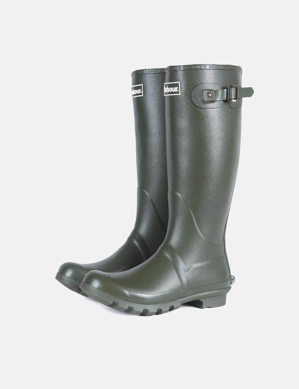 Barbour Bede Wellington Boots - Olive Green