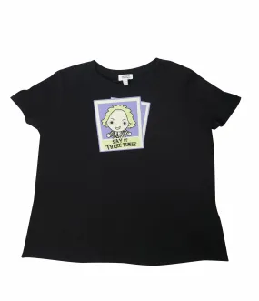 Beetlejuice X Unique Vintage Black Beetlejuice Polaroid Fitted Tee