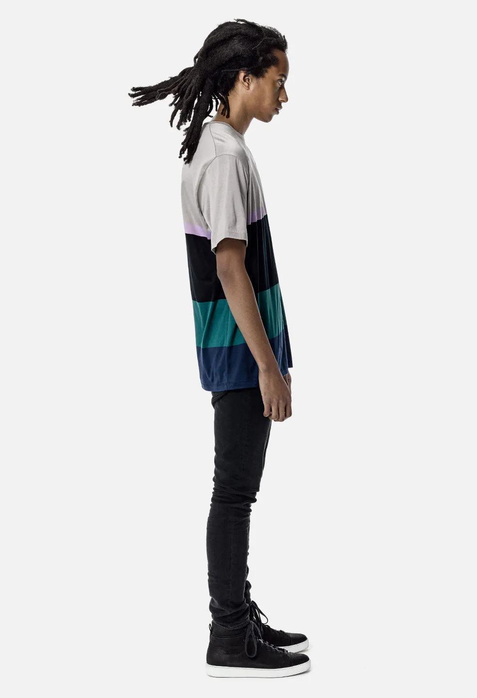 Border Tee / Multi