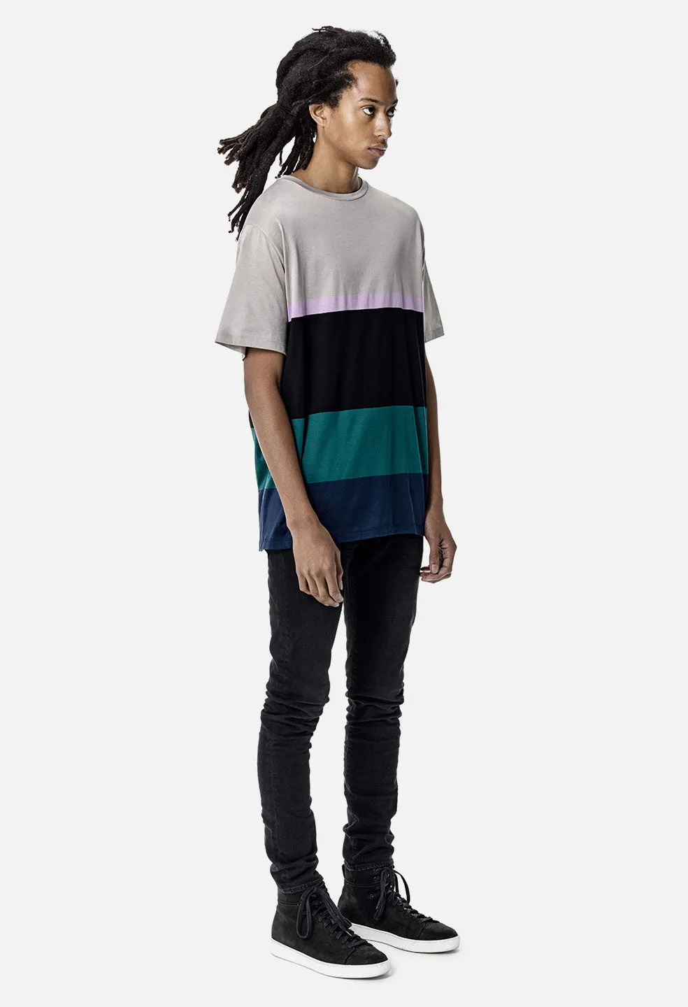 Border Tee / Multi