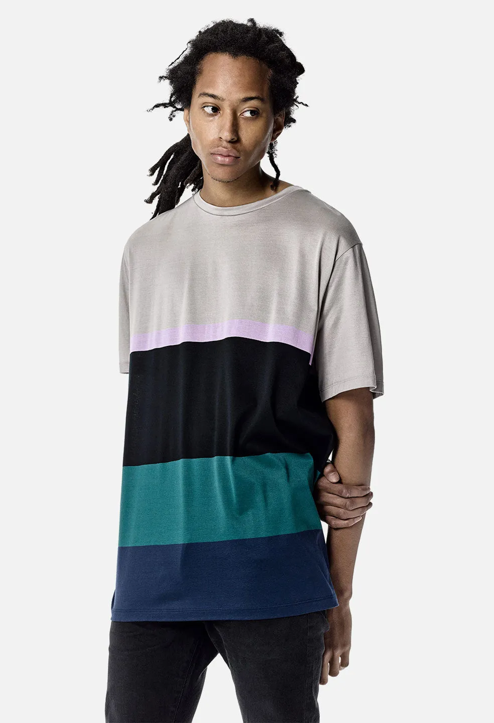 Border Tee / Multi