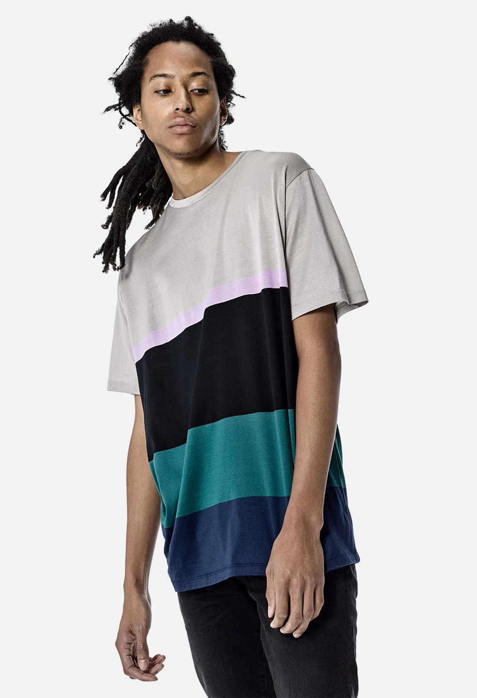 Border Tee / Multi