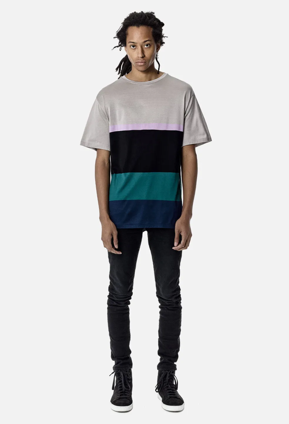 Border Tee / Multi