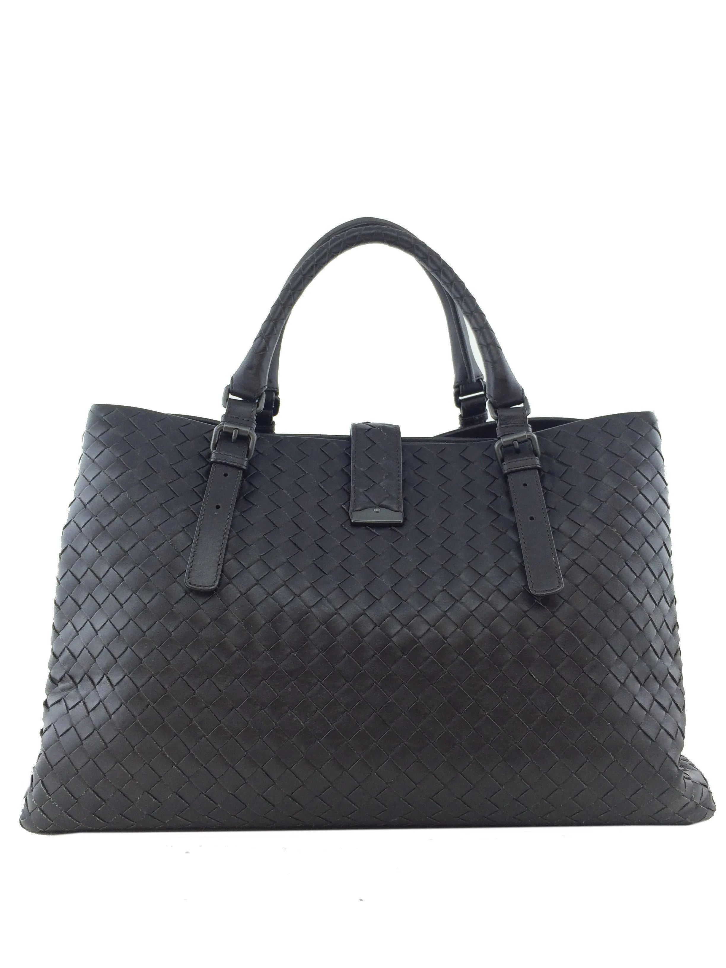 Bottega Veneta Roma Large Intrecciato Tote Bag