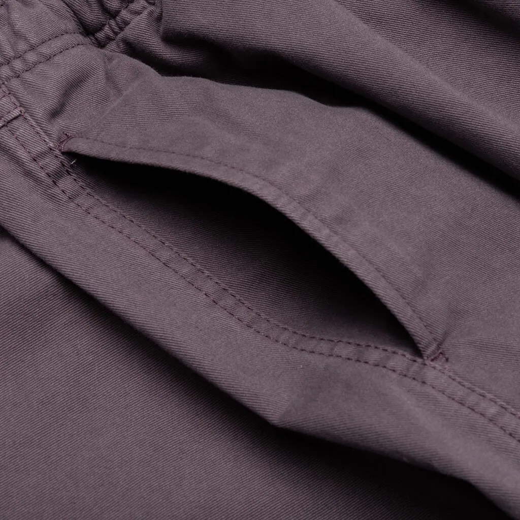 Brushed Beach Pant - Wine