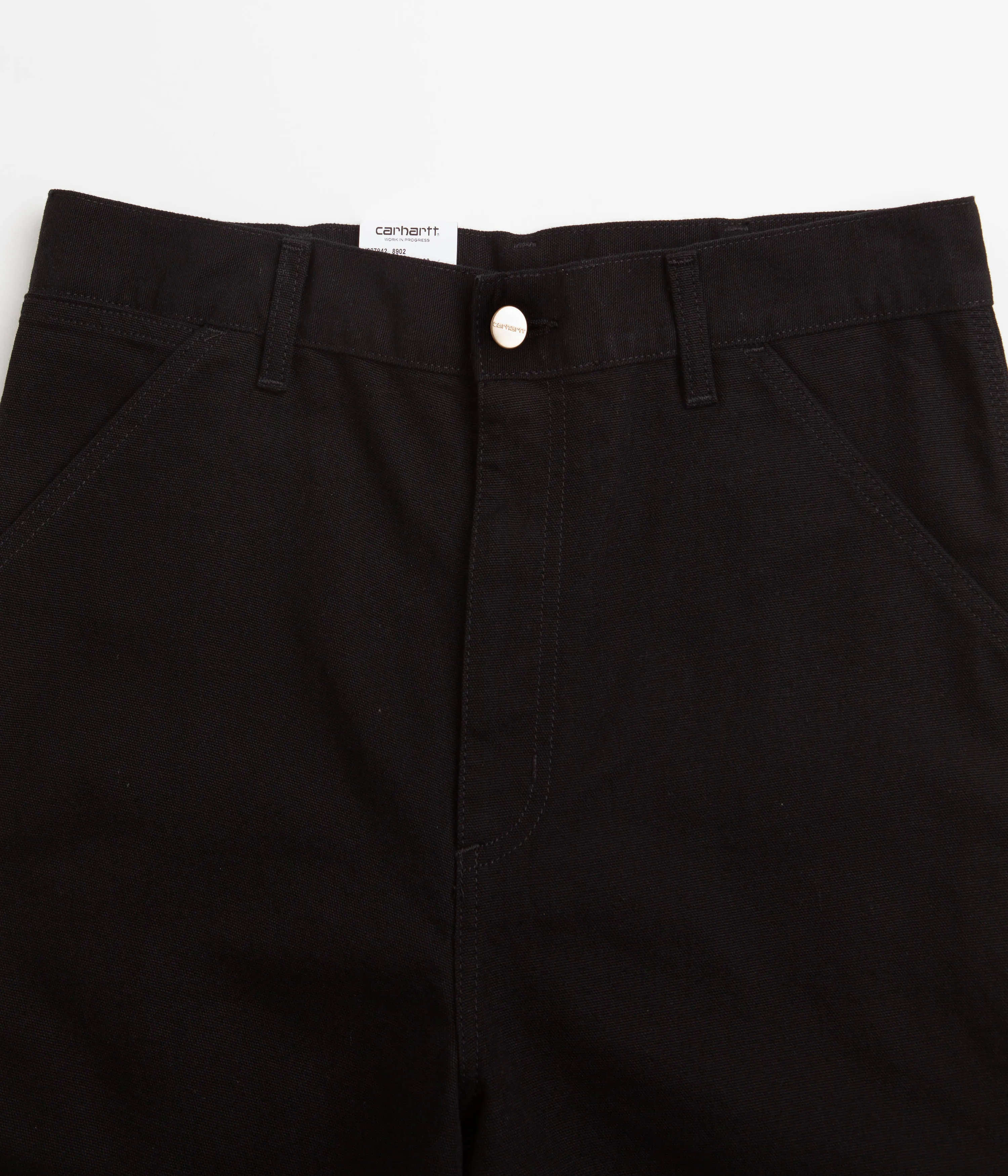 Carhartt Single Knee Shorts - Black Rinsed