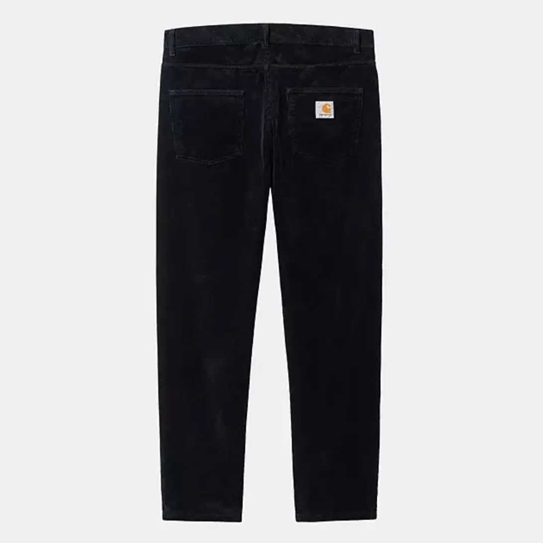 CARHARTT WIP Newel Pant Corduroy Dark Navy Rinsed