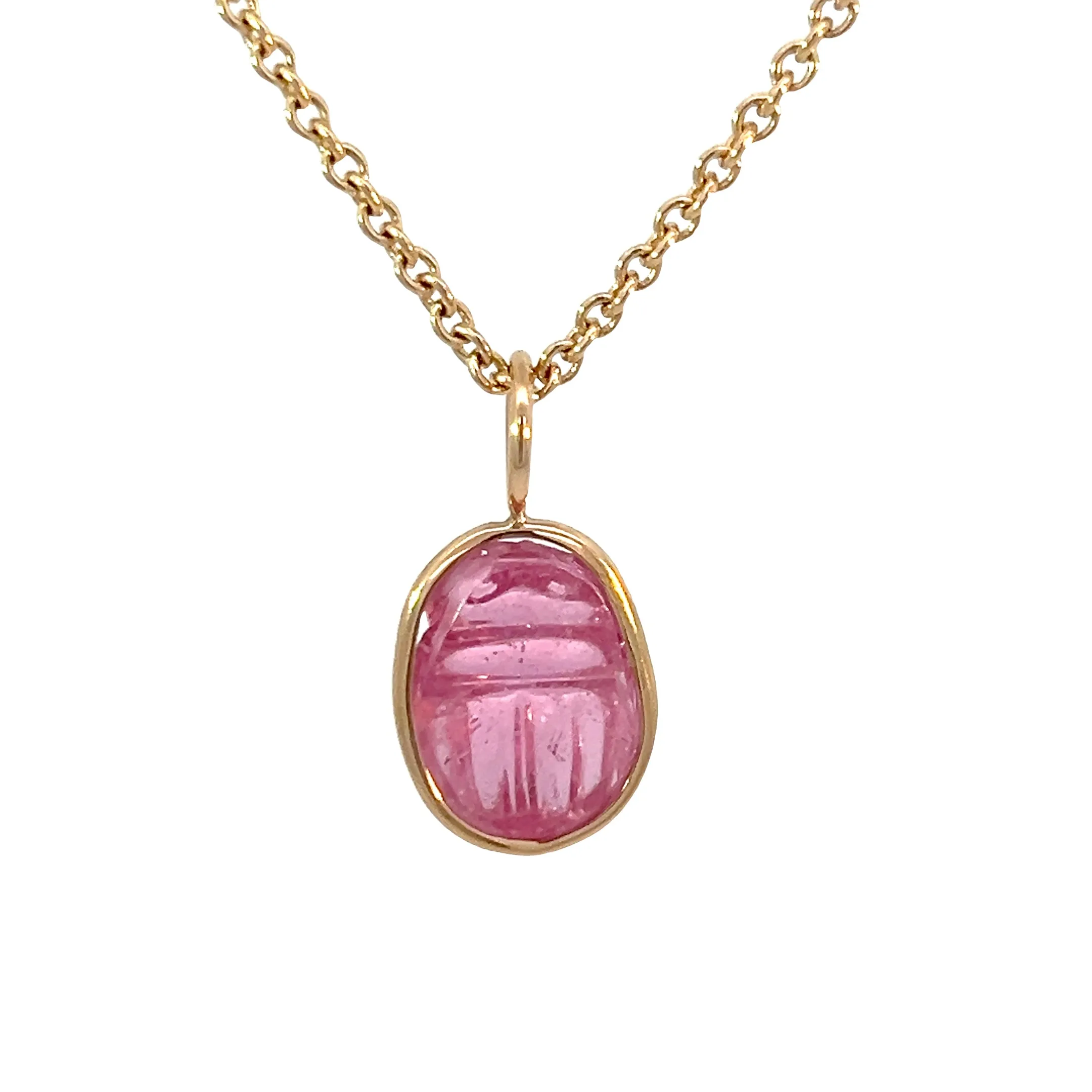 Carved Scarab Tourmaline Elizabeth Stone