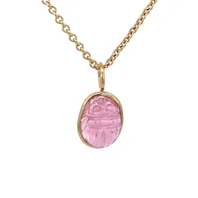 Carved Scarab Tourmaline Elizabeth Stone