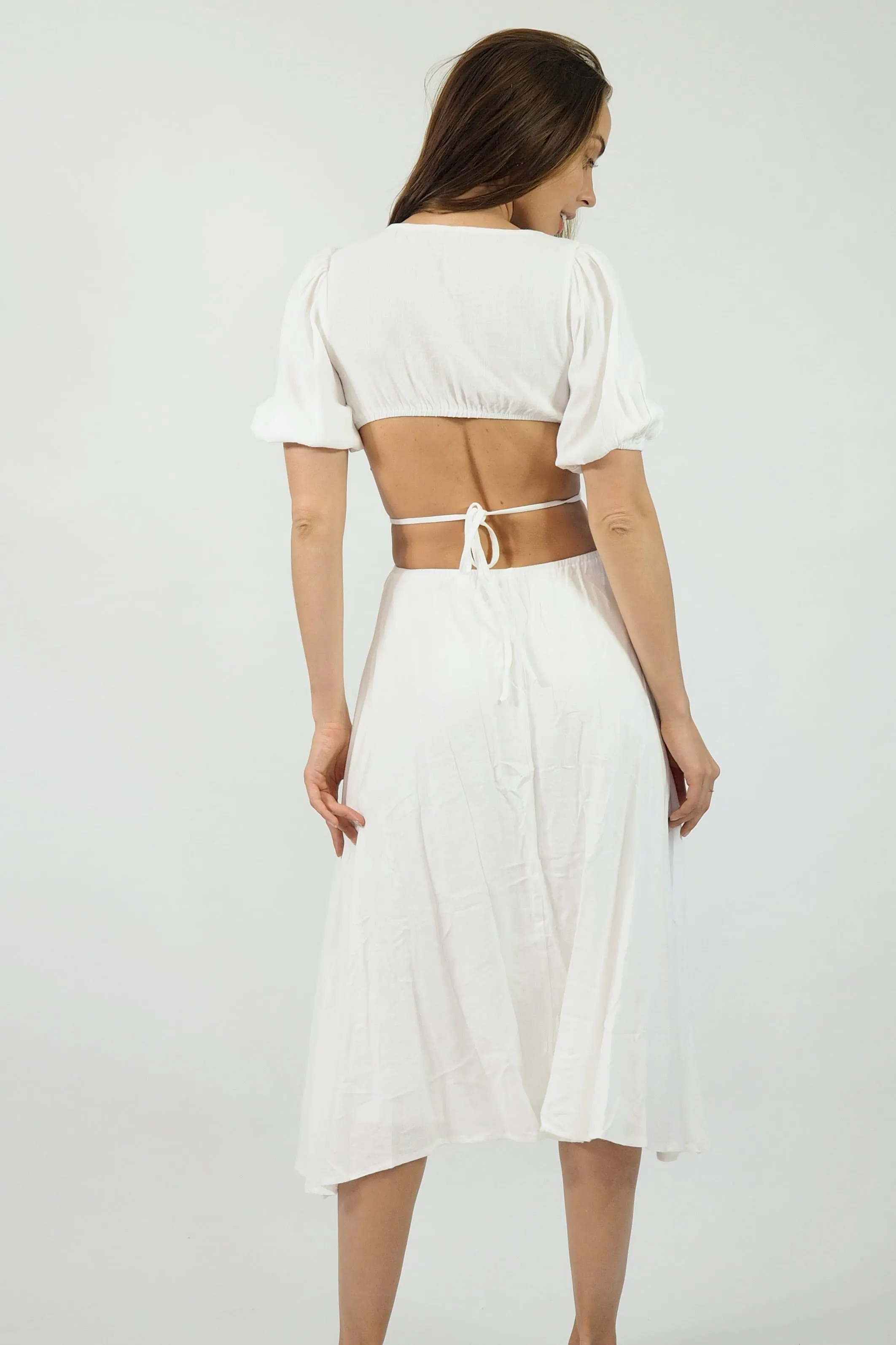 Ciara Dress - White