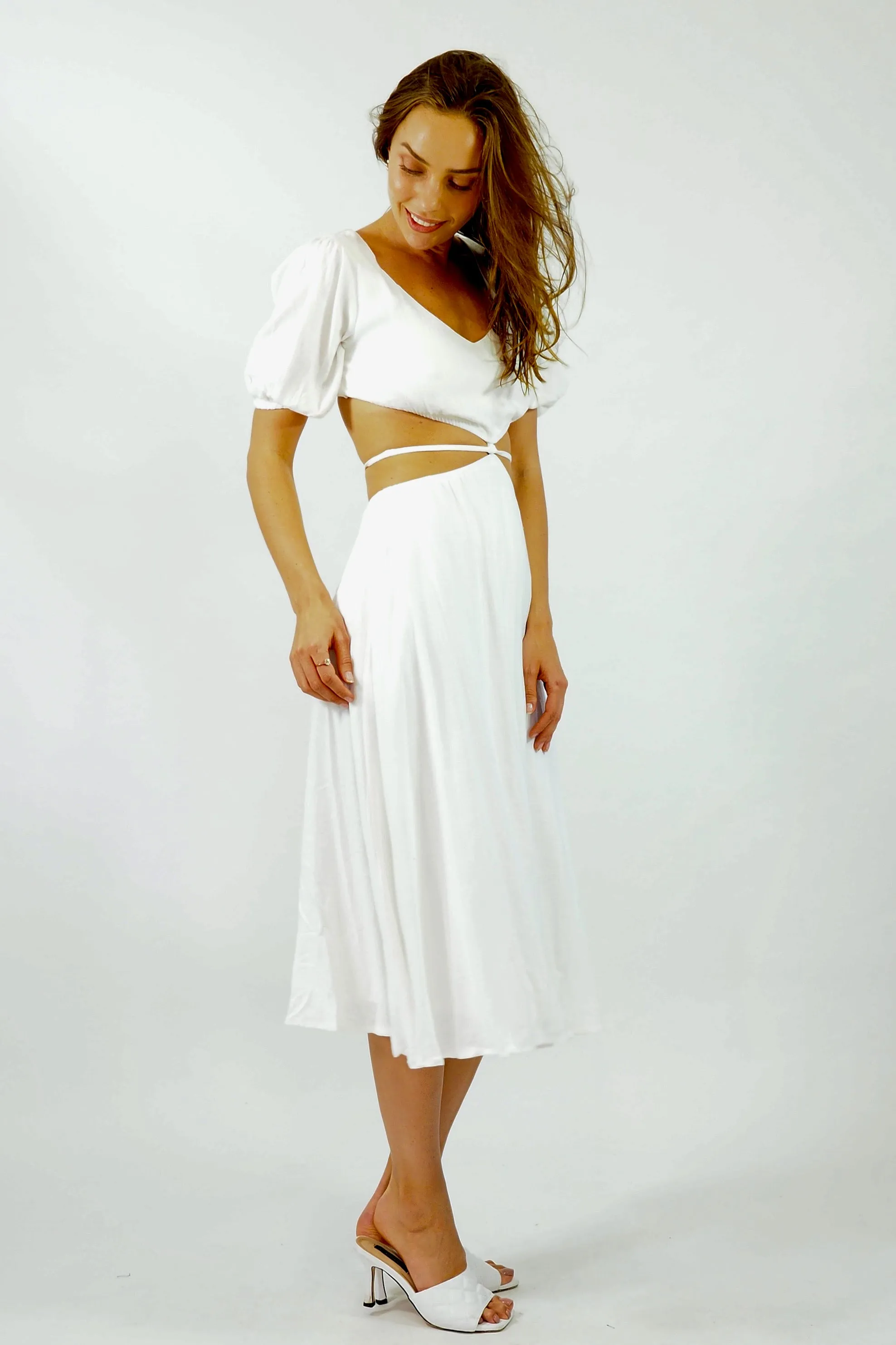 Ciara Dress - White