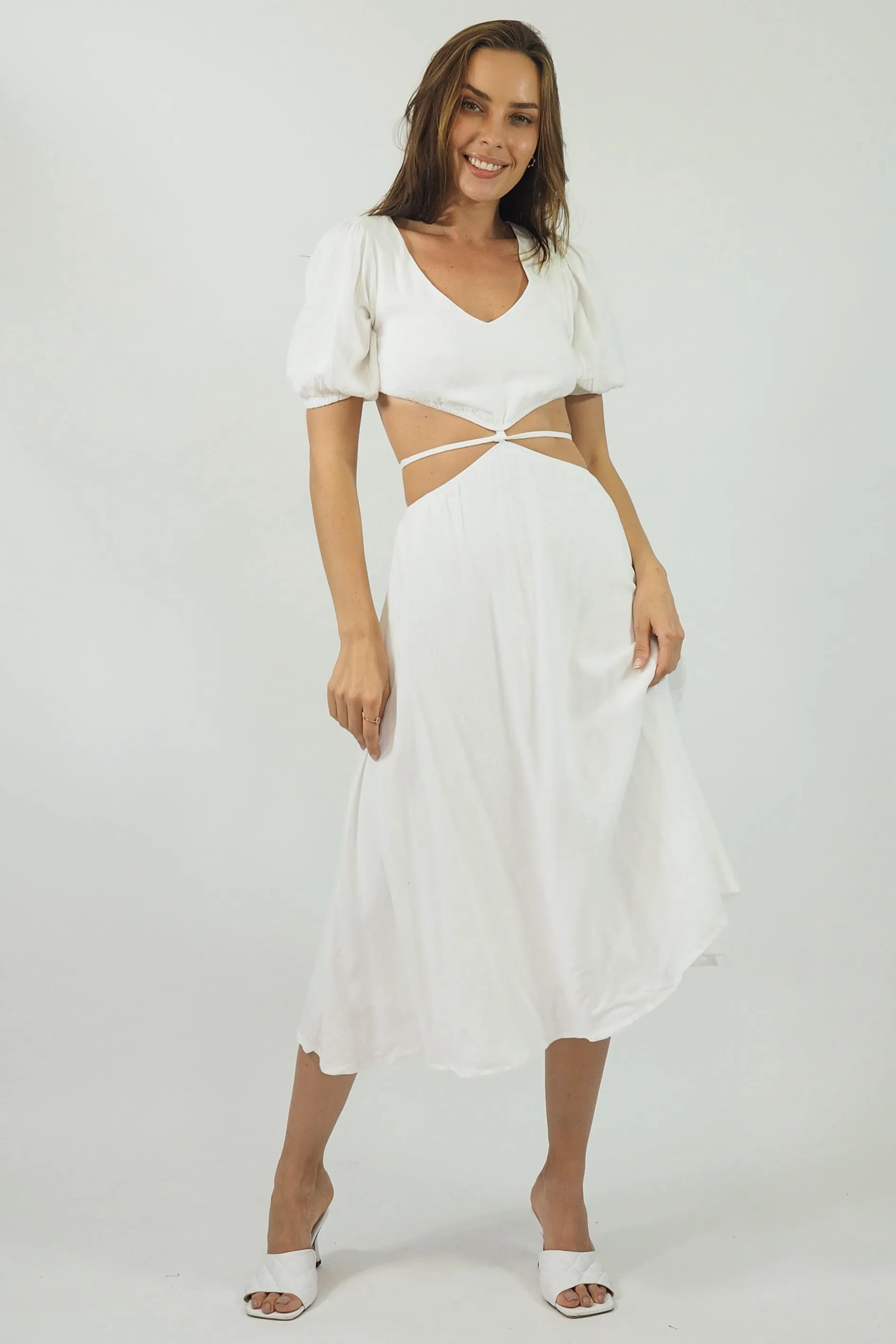 Ciara Dress - White