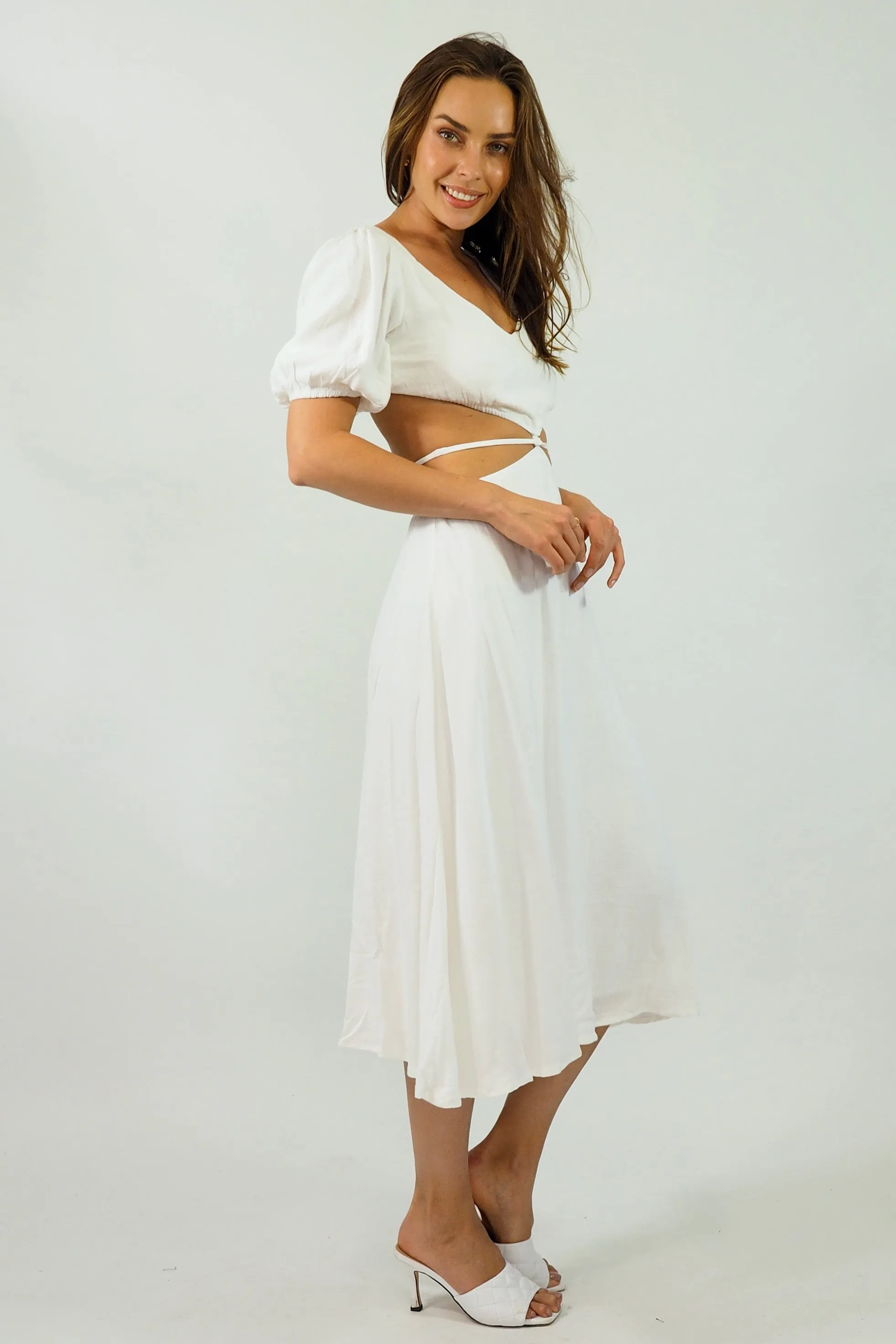 Ciara Dress - White