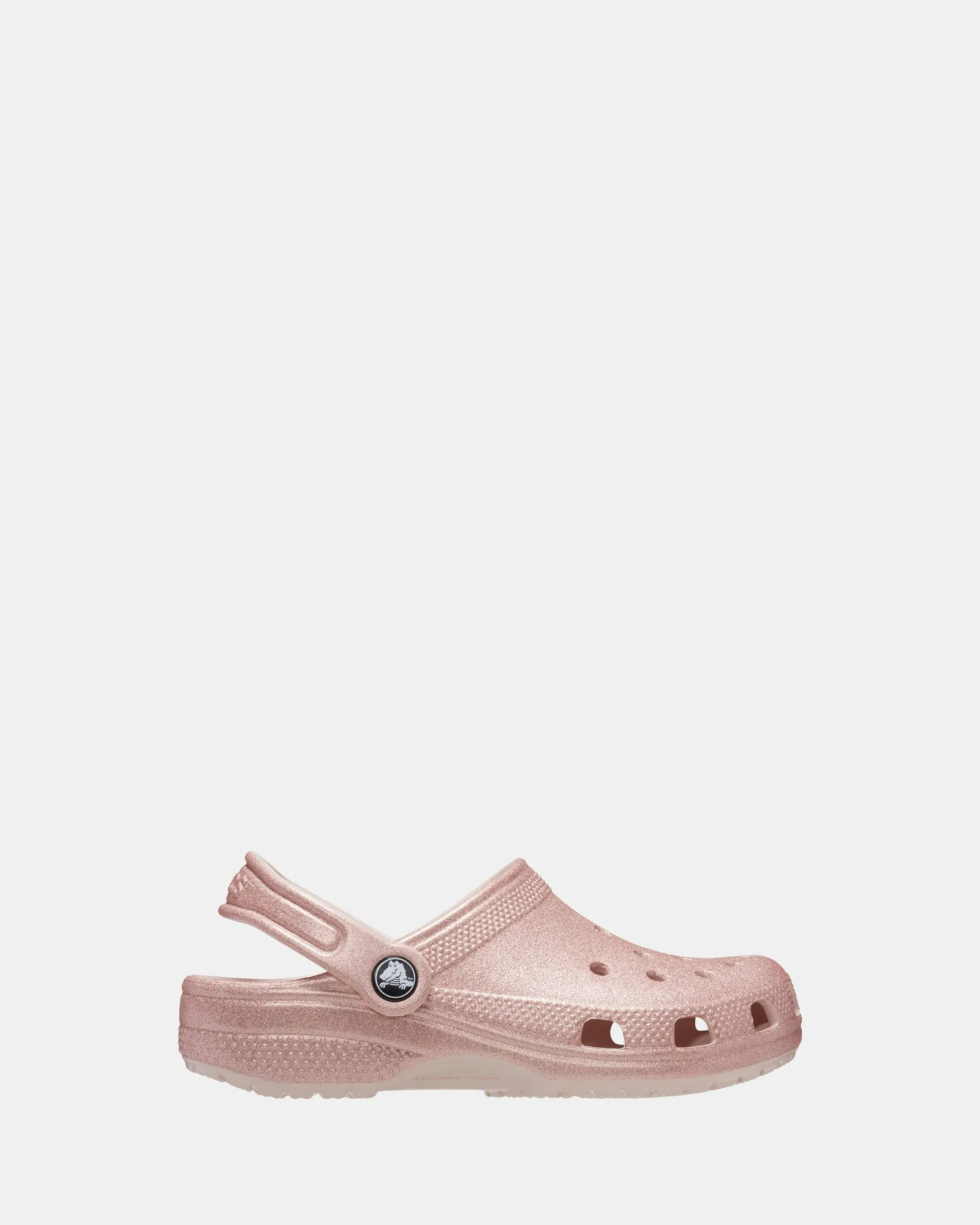 Classic Glitter Clog Youth Quartz