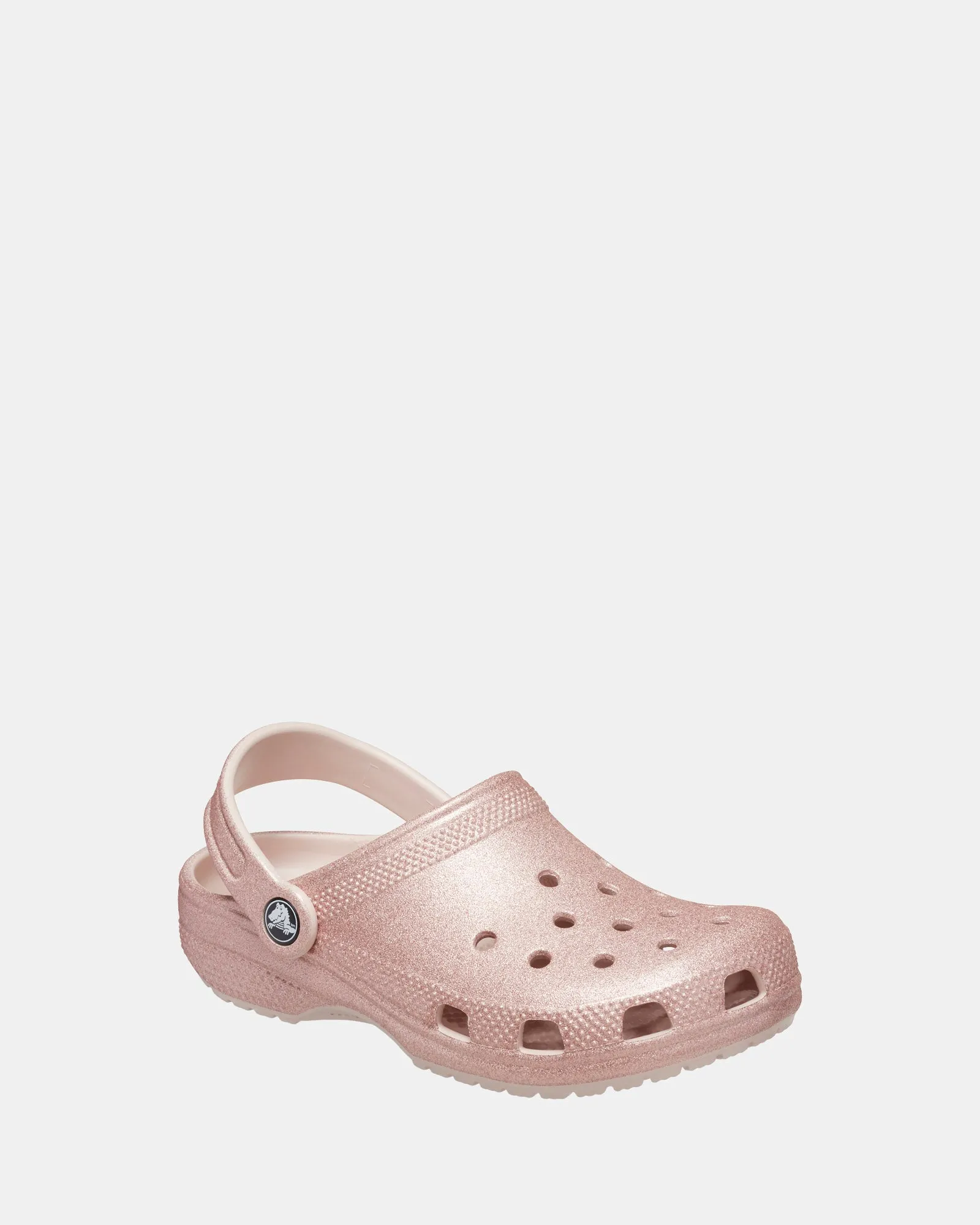 Classic Glitter Clog Youth Quartz