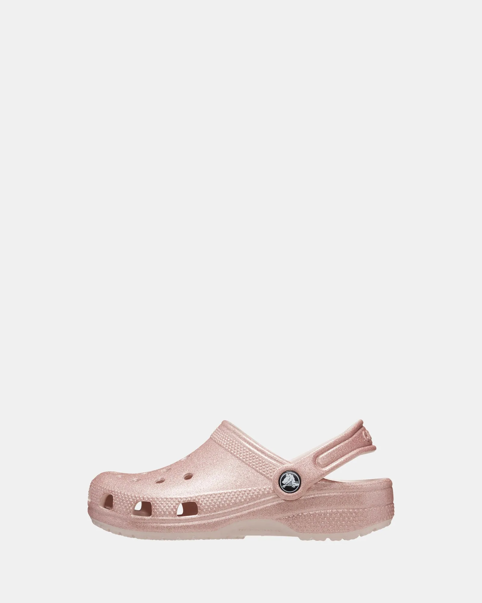 Classic Glitter Clog Youth Quartz