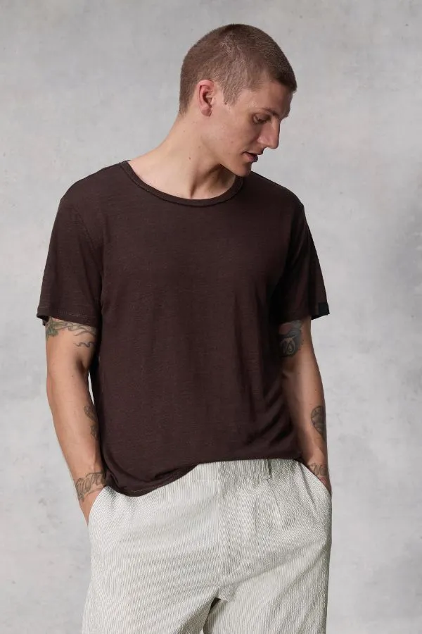 Classic Mercerized Linen Tee