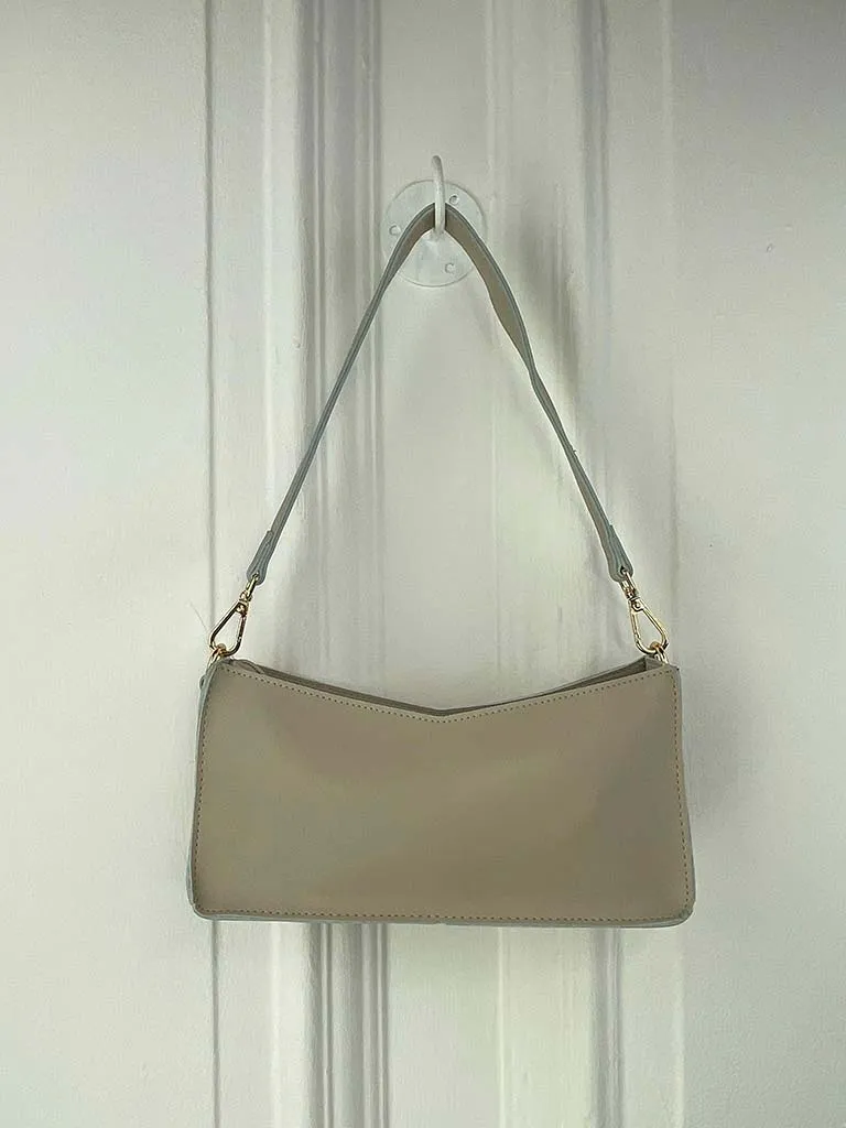 Classic Shoulder Bag - Taupe