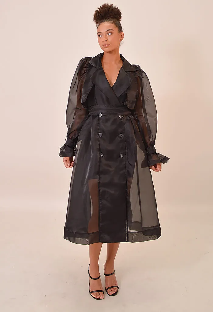 Cora Sheer Trench Coat