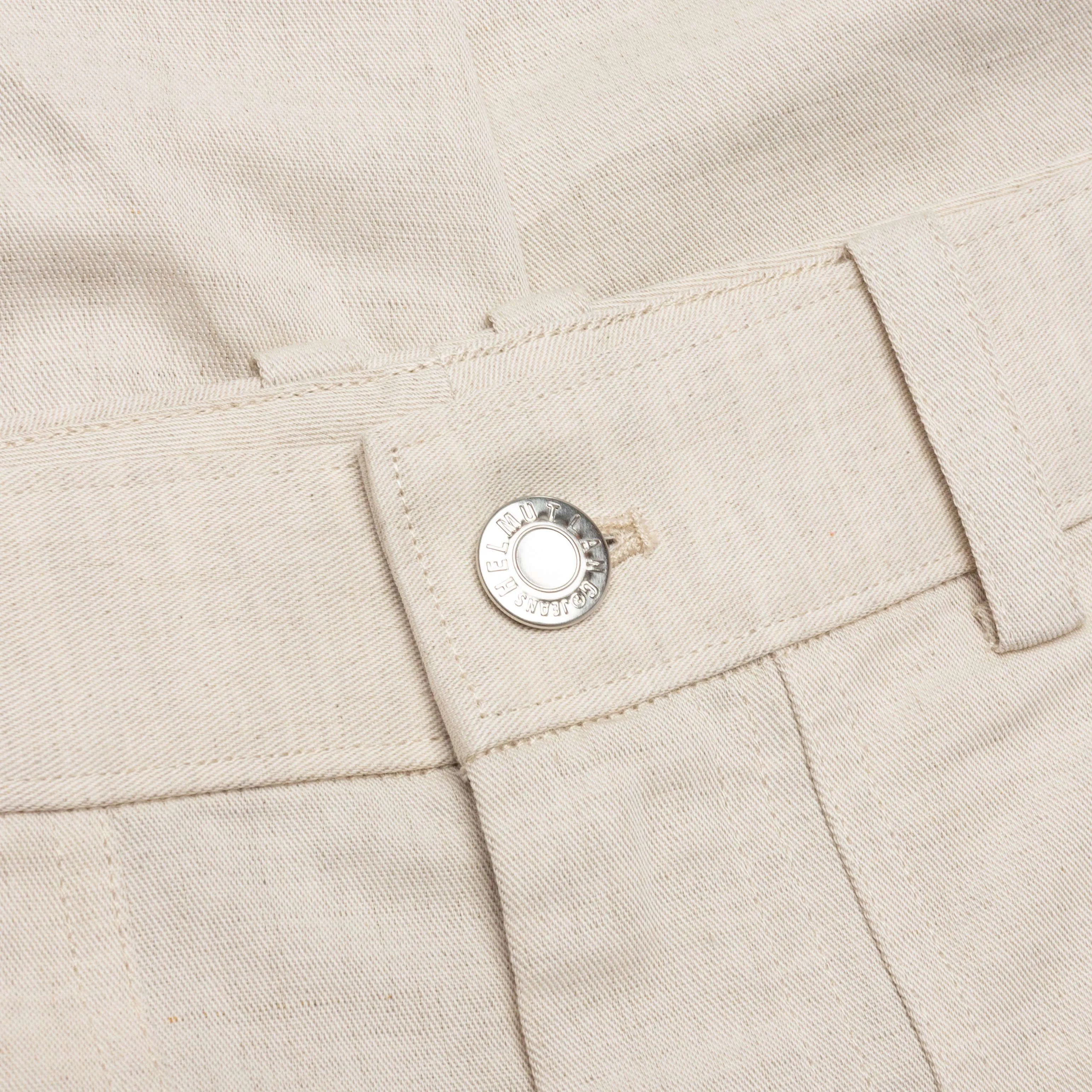 Cotton-Linen Carpenter Pant - Twill/Natural