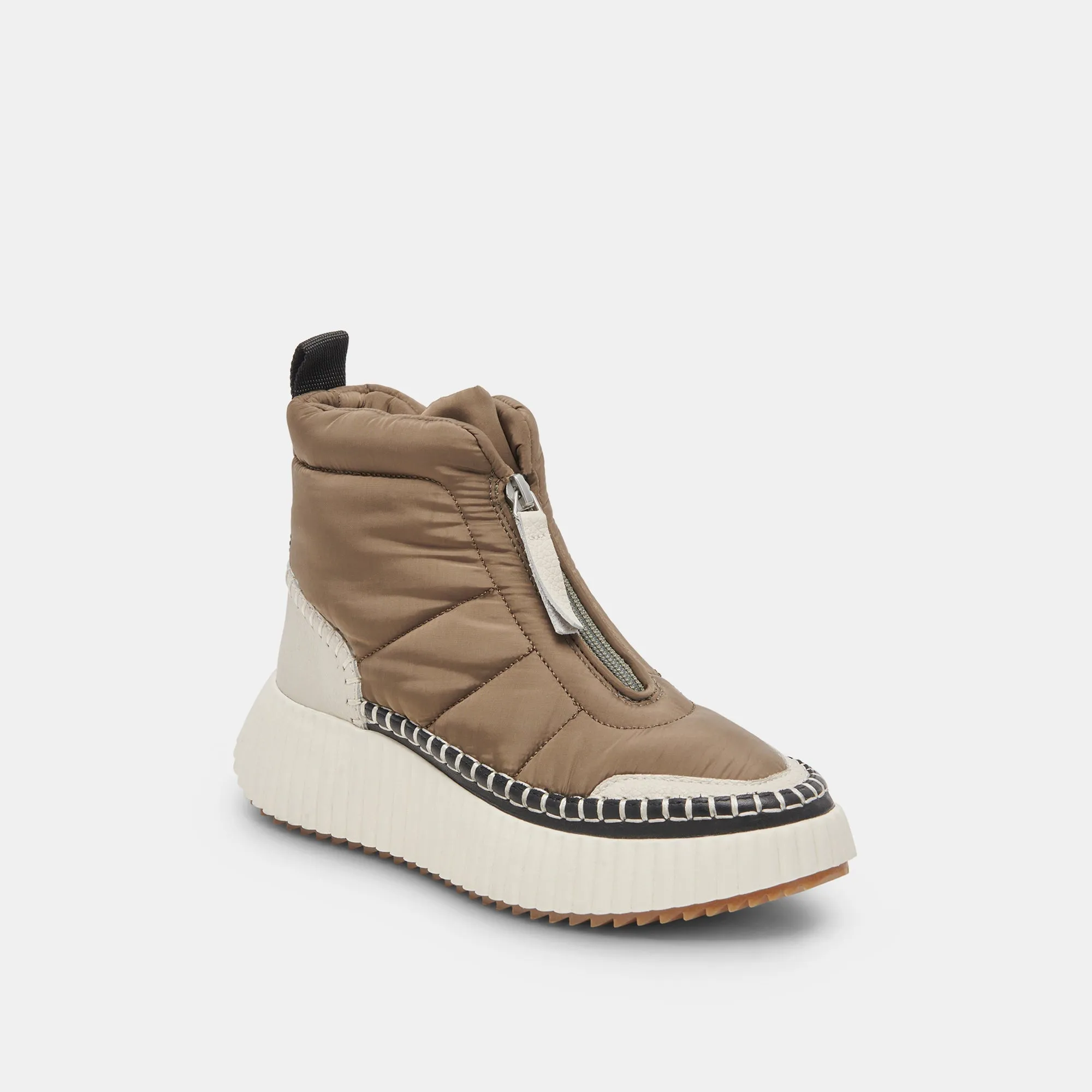 DEVLIN SNEAKERS OLIVE MULTI NYLON - re:vita