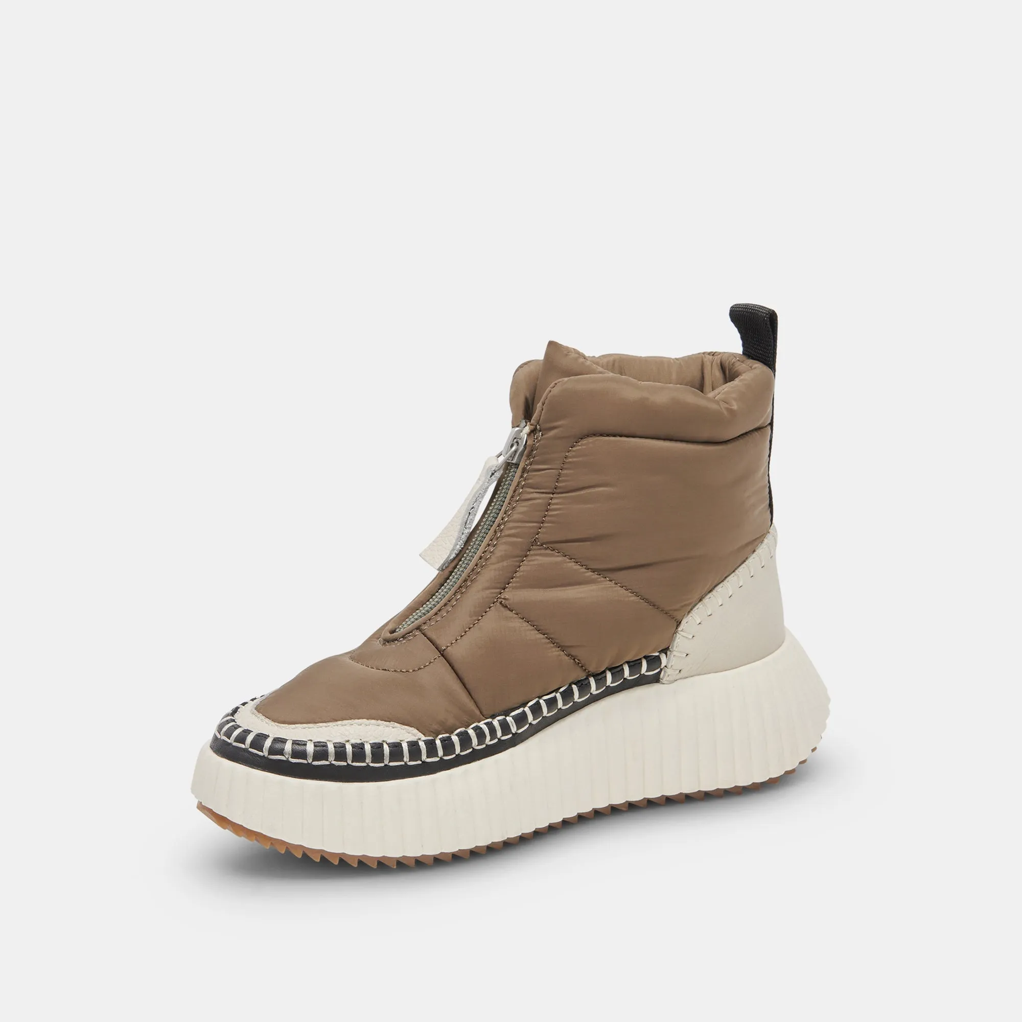 DEVLIN SNEAKERS OLIVE MULTI NYLON - re:vita