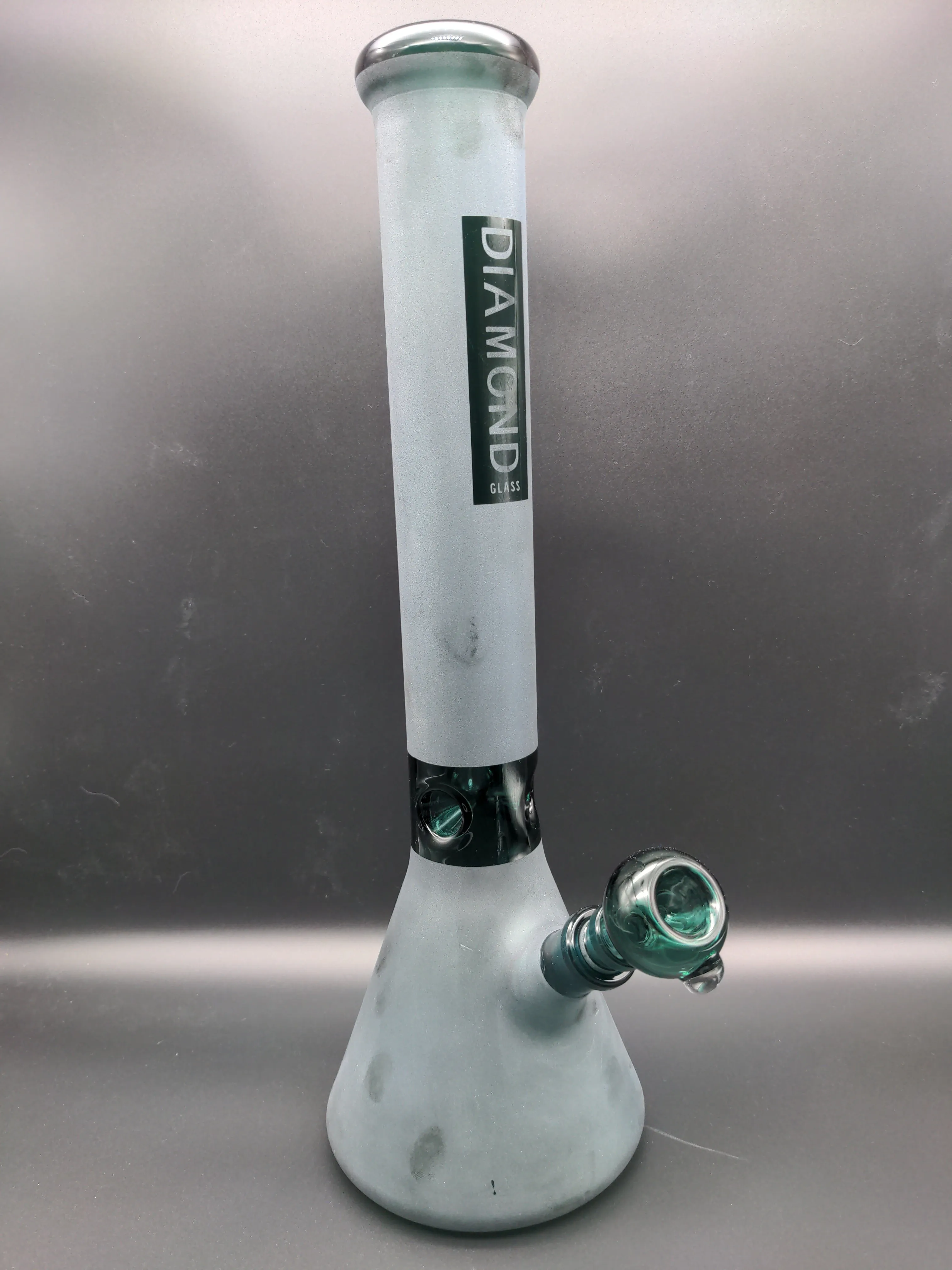 Diamond Glass Beaker Water Pipe - 15.5 / 14mm