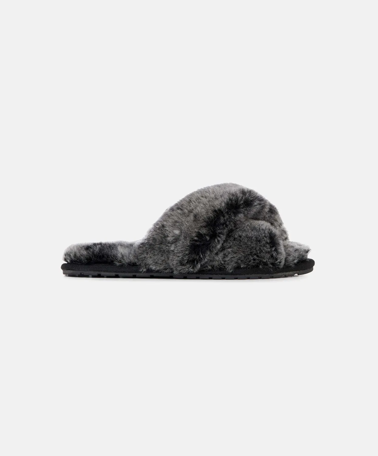 EMU Mayberry Frost Black Sheepskin Slippers