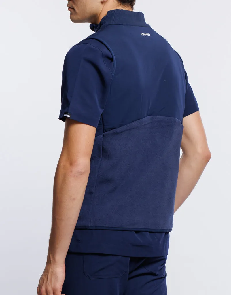 Essential Fleece Vest - True Navy