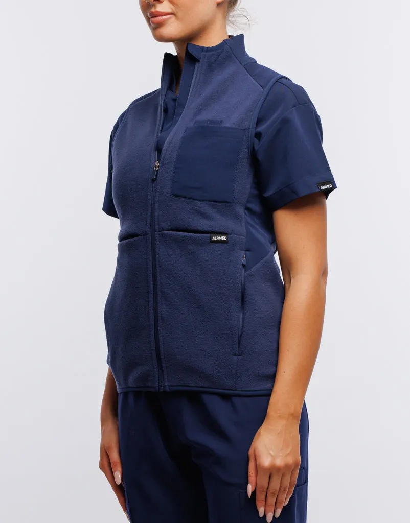 Essential Fleece Vest - True Navy